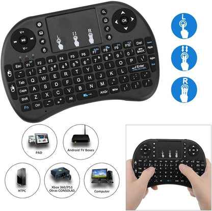Mini Wireless Keyboard 2.4GHz with Touchpad Mouse